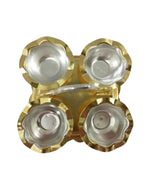 Thumbnail for Puja N Pujari Kumkum Holder With Gold Plated
