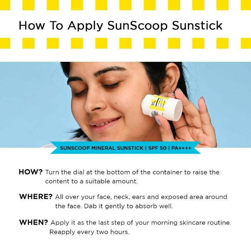 Sun Scoop Mineral Sunstick Spf 50 - Distacart