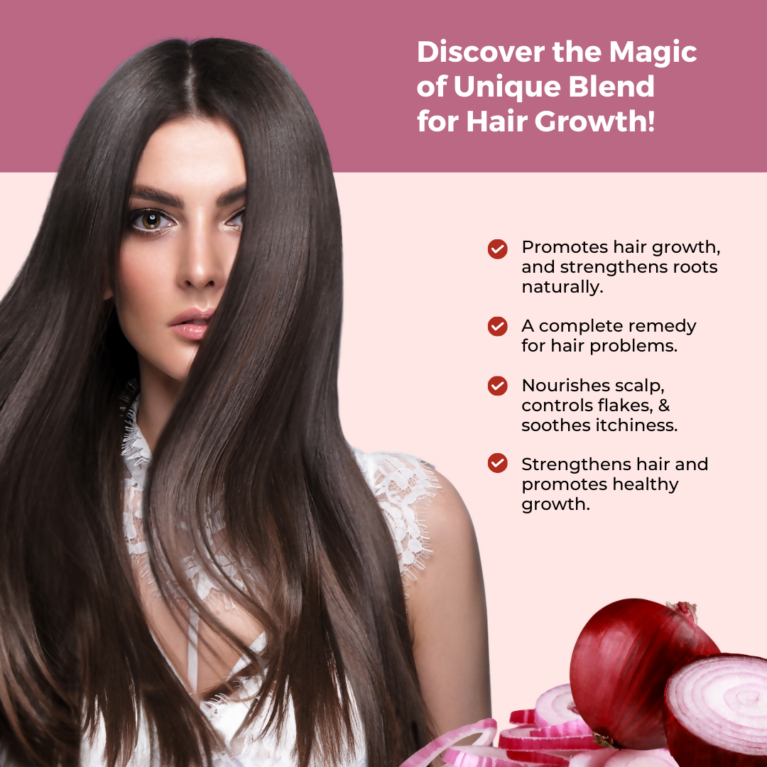 Prisa Organics Onion & Turmeric Shampoo - Distacart