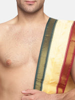 Thumbnail for Sethukrishna Men Beige Solid Dhoti Pant - Distacart