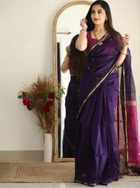 Thumbnail for Kalini Silk Blend Kanjeevaram Saree - Distacart