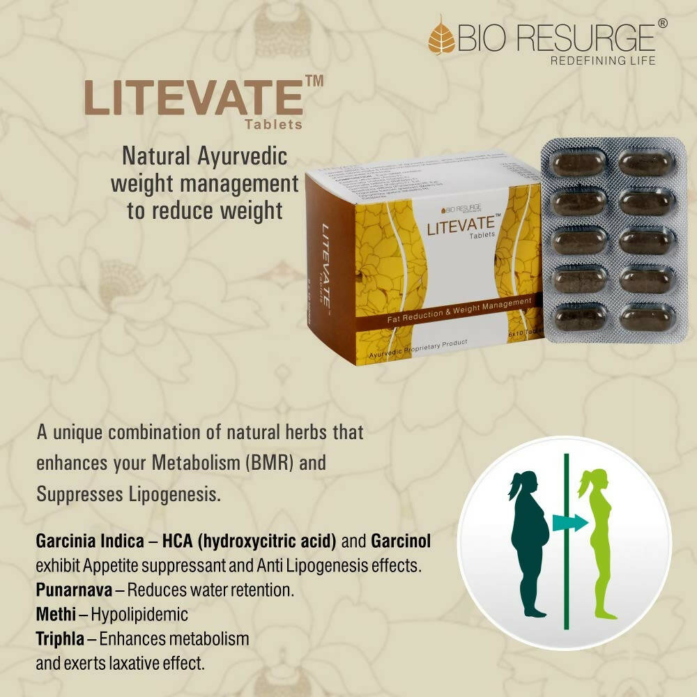 Bio Resurge Life Litevate Tablets - Distacart