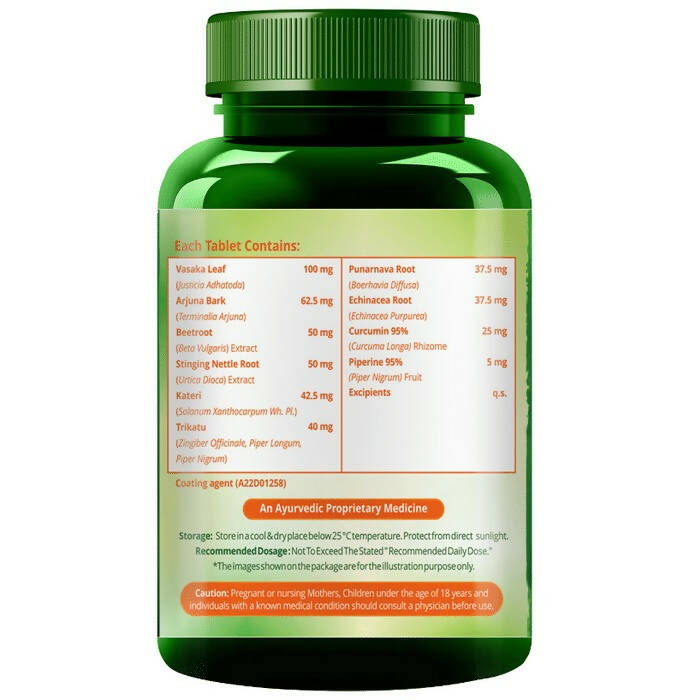 Himalayan Organics Plant Based Lung Detox Tablets - Distacart