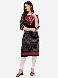 Thumbnail for HERE&NOW Bandhani Printed Kurta - Distacart