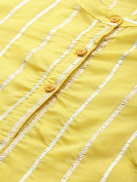 Thumbnail for Sangria Women Chanderi Silk Kurta With Salwar & With Dupatta - Distacart