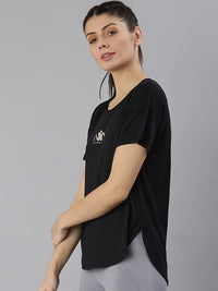 Thumbnail for MKH Typography Extended Sleeves Dri-FIT Sports T-shirt - Distacart