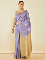 Thumbnail for Soch Silk Blend Tussar Saree - Distacart