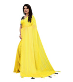 Thumbnail for Vamika Yellow Georgette Seqence Saree (Riva Yellow)