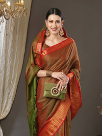 Thumbnail for Saree Mall Woven Design Zari Festive Sarees - Distacart