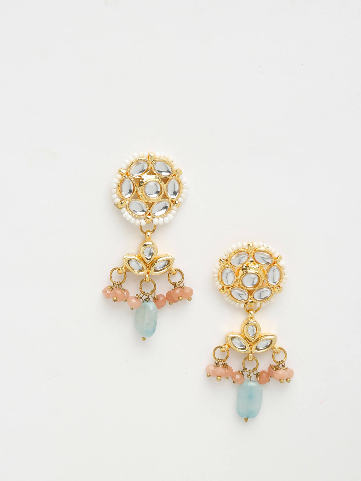 Kundan Earrings - Ruby Raang - Distacart