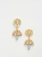 Thumbnail for Kundan Earrings - Ruby Raang - Distacart