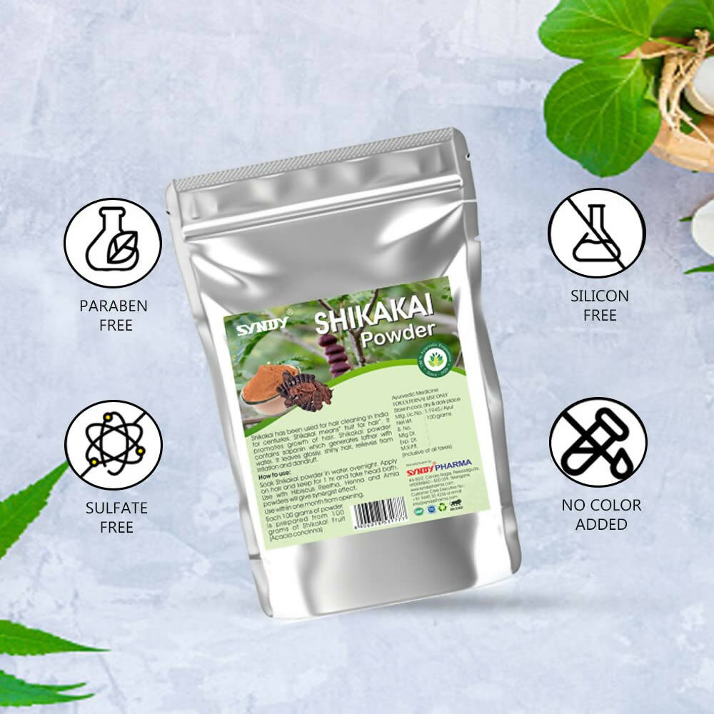 Syndy Pharma Shikakai Powder for Hair Care - Distacart
