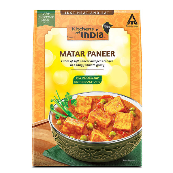 Kitchens of India Mutter Paneer - Distacart