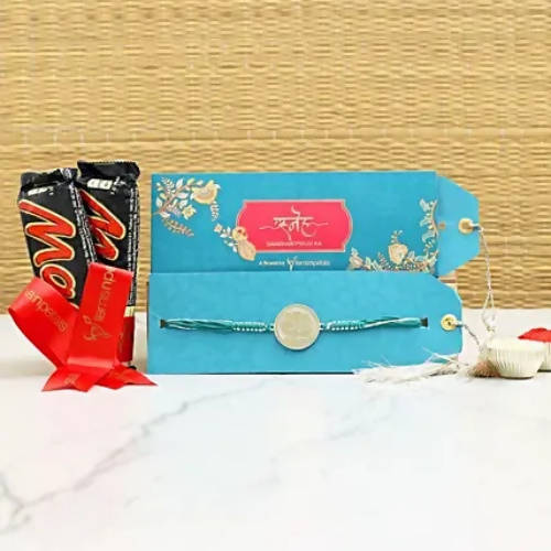 Hulk Metal Rakhi & Mars Chocolates