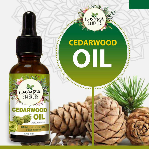 Luxura Sciences Organic Cedarwood Essential Oil - Distacart