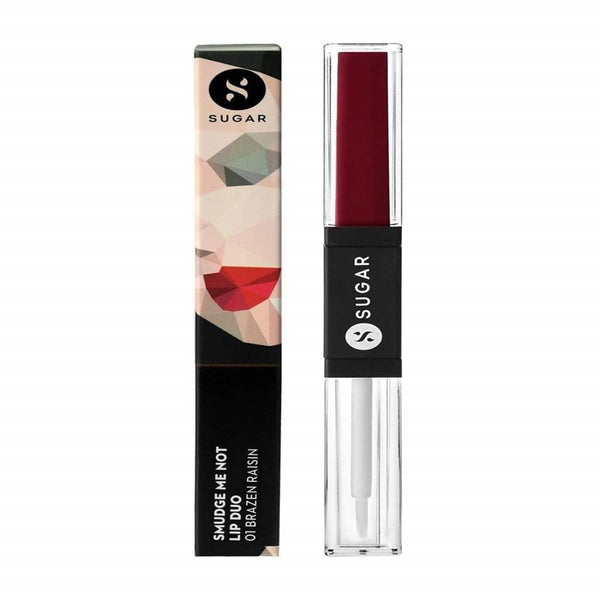 Sugar Smudge Me Not Lip Duo - Brazen Raisin (Burgundy) - Distacart