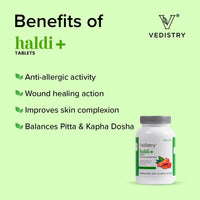 Thumbnail for Vedistry Haldi Tablets - Distacart
