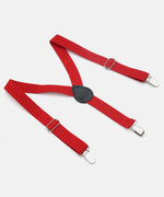 Thumbnail for Manet Boys Solid Suspenders - Red - Distacart