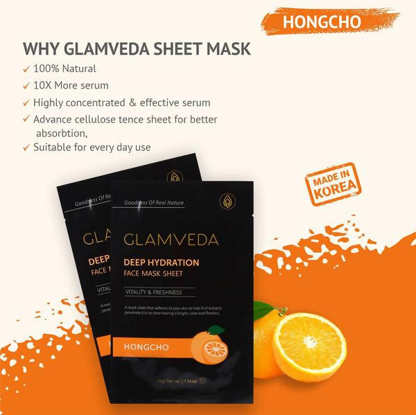 Glamveda Hongcho Anti Acne & Glow Sheet Mask