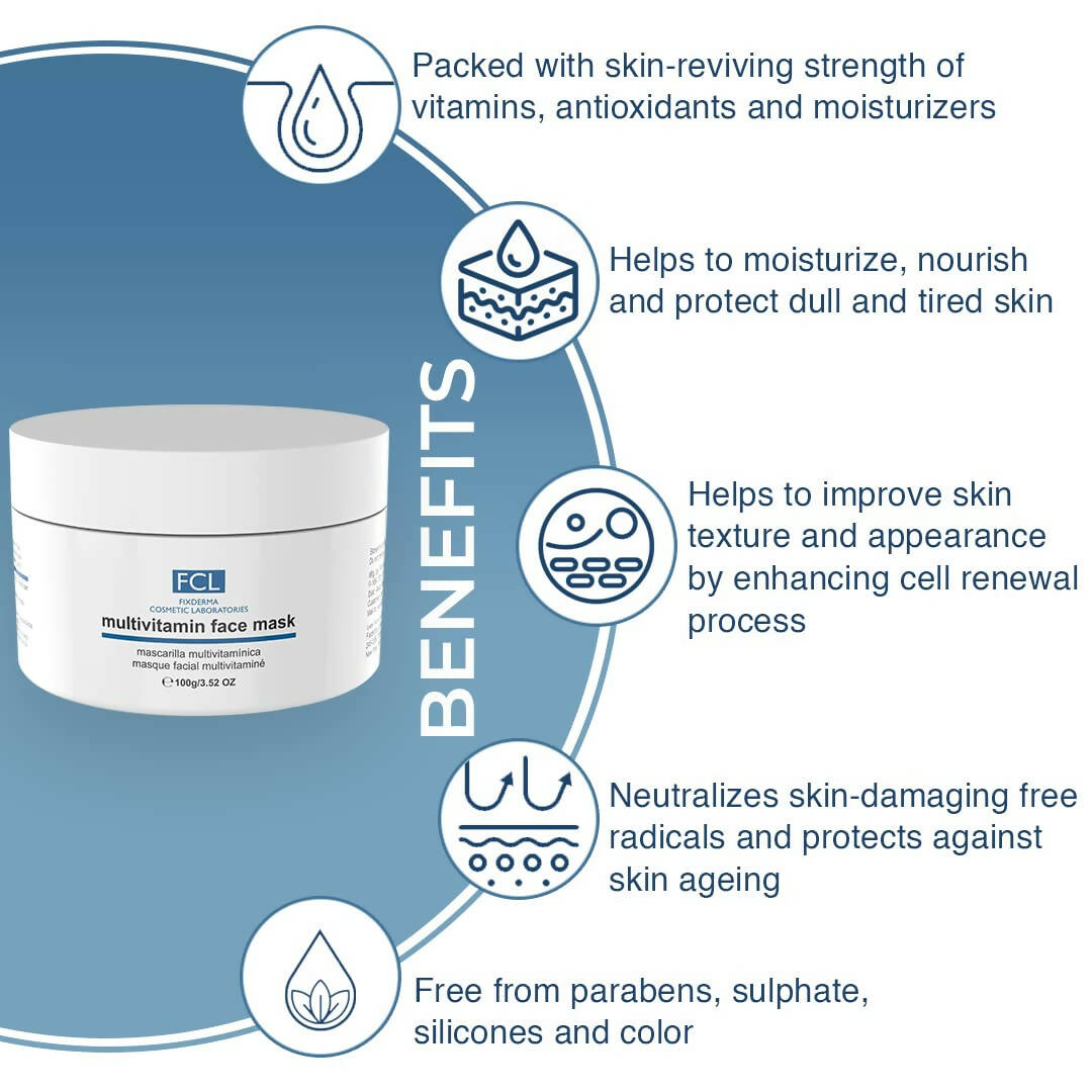 FCL Multivitamin Face Mask for Youthful Glowing Skin - Distacart