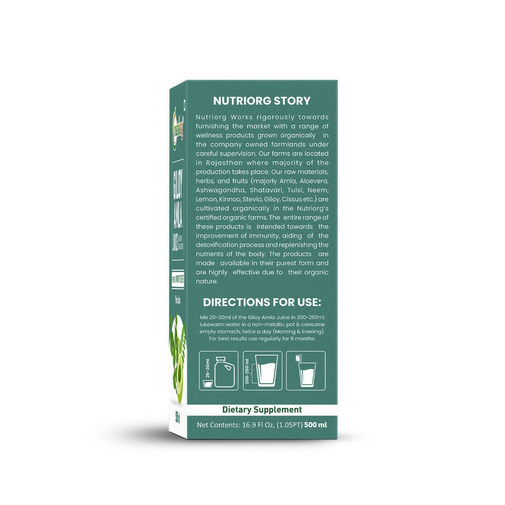 Nutriorg Giloy With Amla Juice - Distacart
