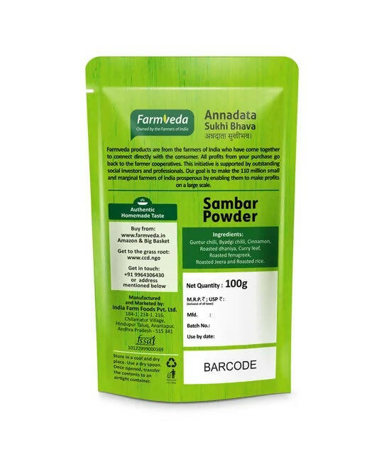 Farmveda Sambar powder - Distacart