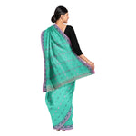 Thumbnail for Exclusive Collection 100% Pure Cotton Green Tant Saree With Hand Weaving Work - Distacart