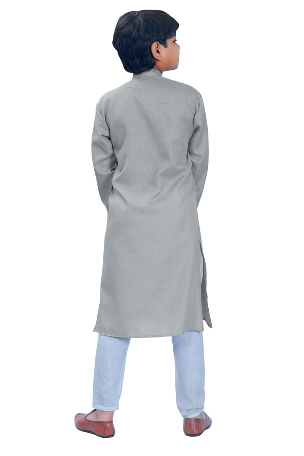 DEIANA'S Casual Designer Kurta Pyjama Set For Boys And kids (Grey) - Distacart