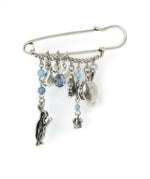 Thumbnail for Rhodium-Plated Alloy Designer Stylish Brooch Pin - The Pari - Distacart