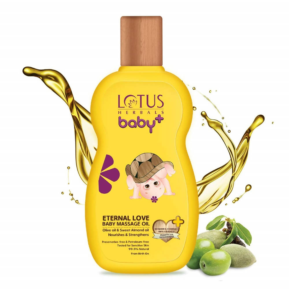 Lotus Herbals Baby+ Eternal Love Baby Massage Oil - Distacart