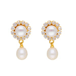 Thumbnail for J Pearls Royal Pearl Set - Real Pearl Jewelry - Distacart