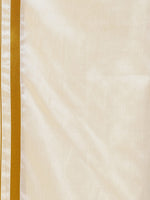 Thumbnail for Sethukrishna Cream Solid Readymade Dhoti - Distacart