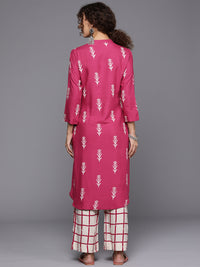 Thumbnail for Biba Women Ethnic Motifs Printed Kurta with Palazzos - Distacart