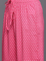 Thumbnail for Biba Ethnic Motifs Printed High-Low Kurta with Palazzos - Distacart
