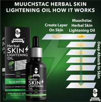 Thumbnail for Muuchstac Herbal Skin Lightening Oil - Distacart