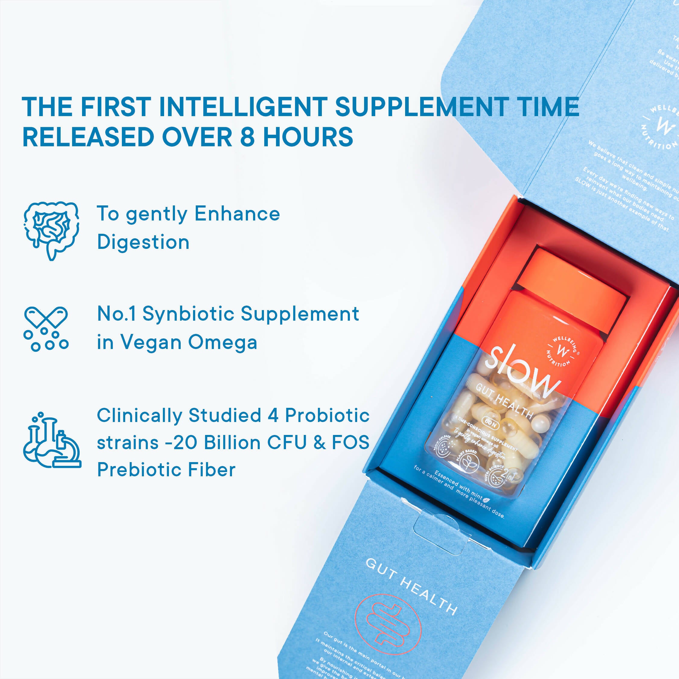 Wellbeing Nutrition Slow | Gut Health Capsules - Distacart