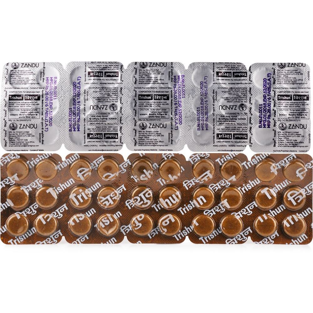 Zandu Trishun Tablet
