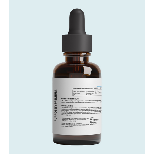 Vandyke Hyaluronic + PGA 02% Face Serum - Distacart