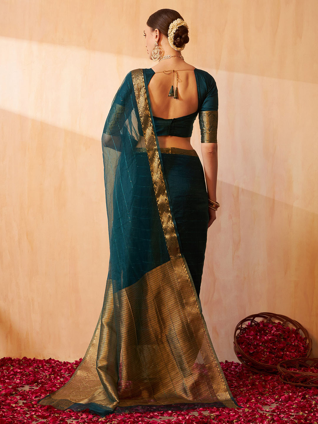 Kalini Woven Design Zari Banarasi Saree - Distacart