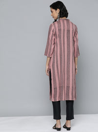 Thumbnail for HERE&NOW Women Ethnic Motifs Printed Kurta - Distacart