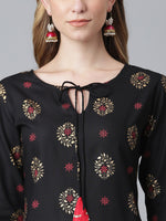 Thumbnail for Khushal K Ethnic Motifs Printed Kurta with Trousers - Distacart