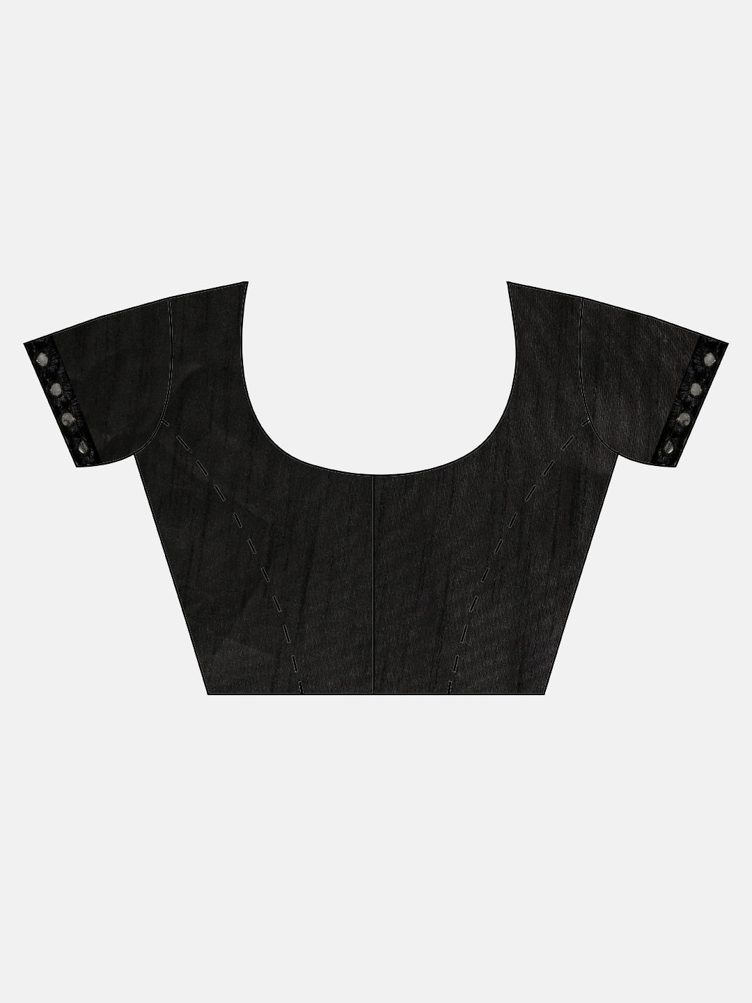 Tikhi Imli Black & Red Poly Georgette Printed Saree - Distacart