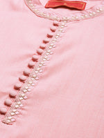 Thumbnail for House of Pataudi Men Solid Thread Work Jashn Kurta - Distacart