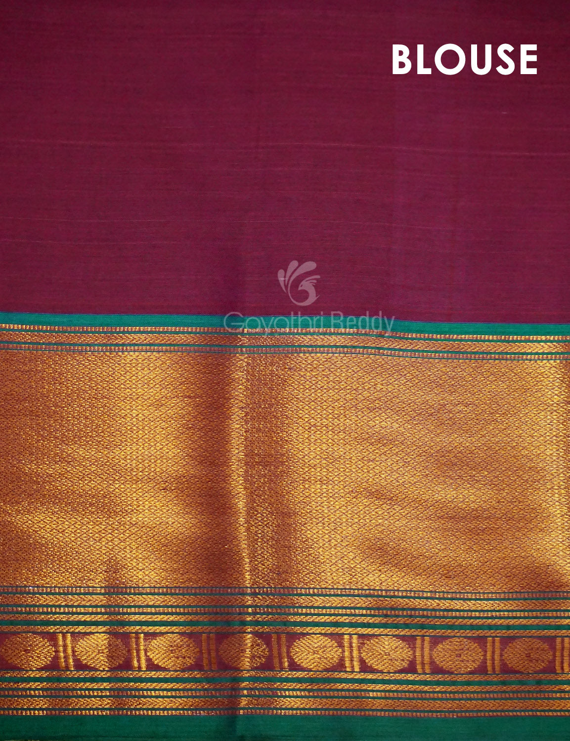Kalanetha Magenta Pink Colour Zari Kanchi Style Pure Narayanpet Cotton Saree By Gayathri Reddy Designer Studio - Distacart