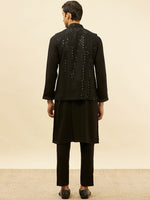 Thumbnail for Manyavar Regular Kurta and Trousers With Nehru Jacket - Distacart