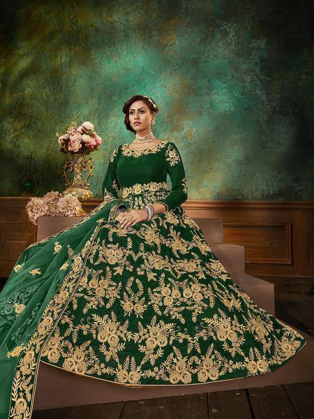 Myra Green Velvet