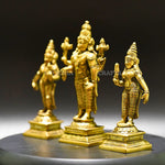 Thumbnail for Brass Sri Devi and Bhudevi - Divine Goddesses of Harmony and Abundance - 4