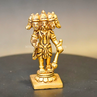 Thumbnail for Brass Panchamukhi Hanuman Idol - 1