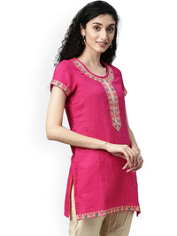 Thumbnail for Souchii Pink Kurta - Distacart