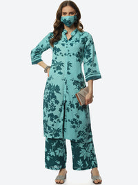 Thumbnail for Biba Women Floral Printed Kurta with Palazzos - Distacart